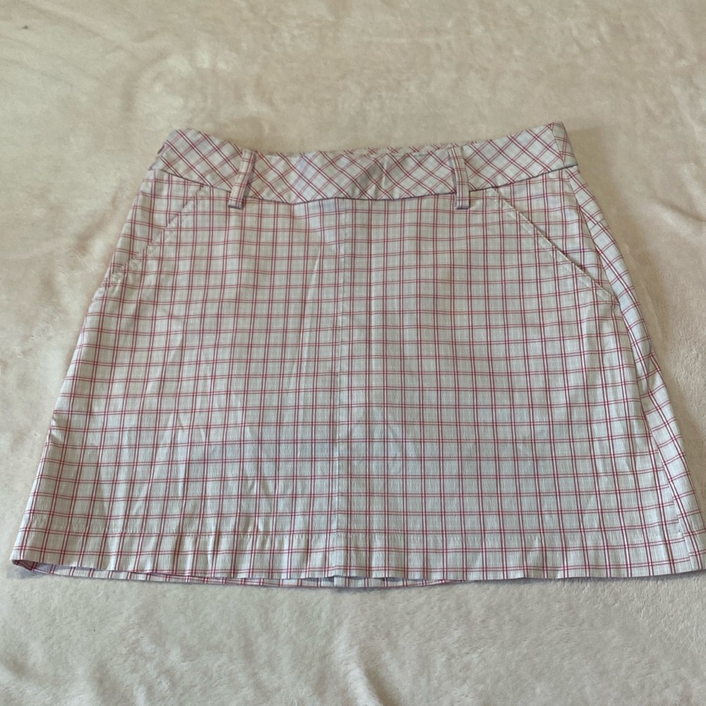 Puma‎ Pink Plaid Golf Skirt Size 4